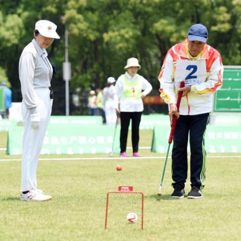 长寿门球杆革新，运动新体验
